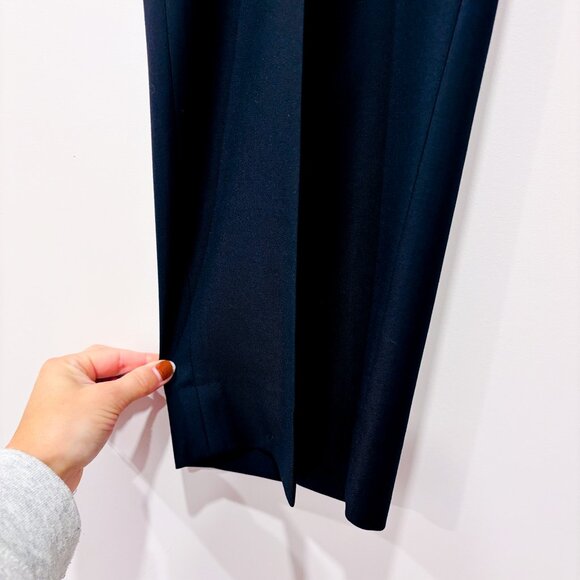 BETENLY | Navy wool dress pants men | Tailored suit trousers | Size 38 * - Picture 9 of 11